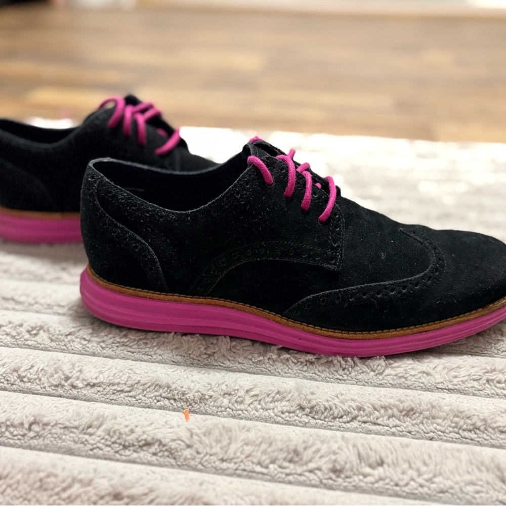 🔥 Cole Haan Lunargrand Lace-Up Driver Shoes – Men’s 10 | Suede Luxury Comfort - Picture 4 of 6